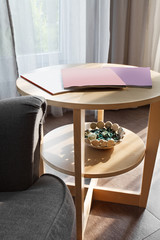 Coffee table in modern style