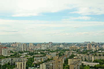 City landscape and buildings