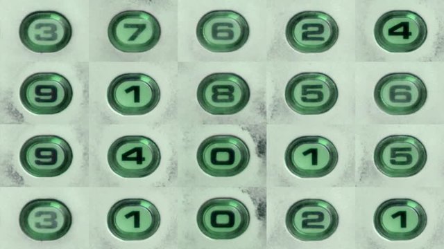 abstract number sequences from houses