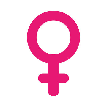 female gender symbol icon vector illustration