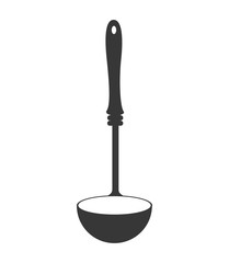 Kitchen dishware isolated flat icon, vector illustration.