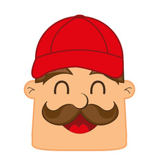 mechanic man character icon