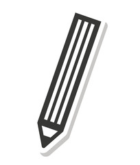 school pencil isolated icon