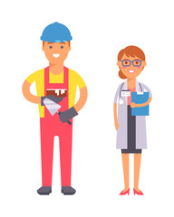 People professions vector set.