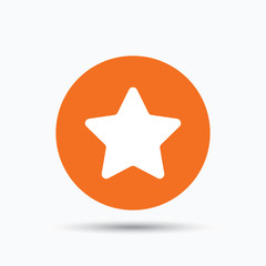 Star icon. Favorite or best sign.