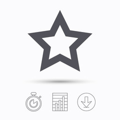 Obraz premium Star icon. Favorite or best sign.