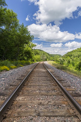 Fototapeta na wymiar Railroad Track Scenic