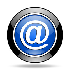 Obraz premium email blue glossy icon