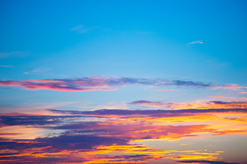 Sunset Sky Background