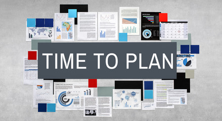 Time To Plan Management Organization Concept