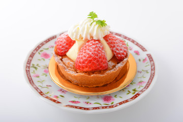 美味しそうな苺タルト