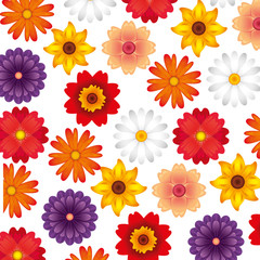 flower floral pattern nature icon