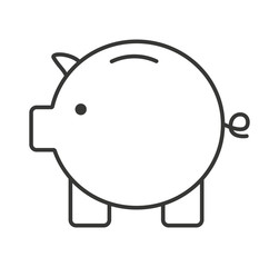 piggy savings money icon