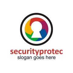 vector logo security for protection