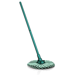 mocio verde a strisce