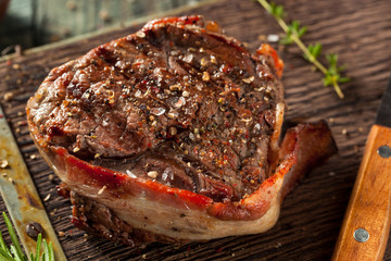 Organic Grass Fed Bacon Wrapped Sirloin Steak