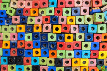 colorful ceramic wall