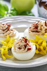Stuffed easter eggs