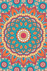 Vector indian Mandala background