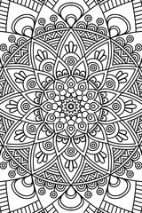 Vector indian Mandala background