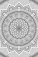 Vector indian Mandala background