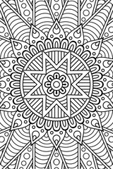 Vector indian Mandala background