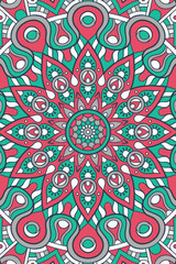 Vector indian Mandala background