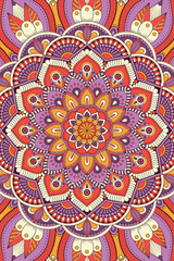 Obraz premium Vector indian Mandala background