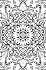 Vector indian Mandala background