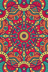 Vector indian Mandala background