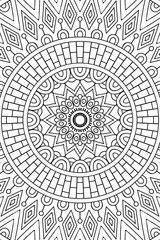 Fototapeta premium Vector indian Mandala background