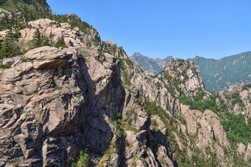 Seoraksan Mountain Range in South Korea