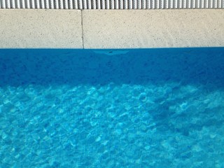 Water surface in swimming pool