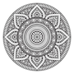Fototapeta premium Vector indian Mandala