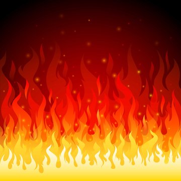 Fire flames background