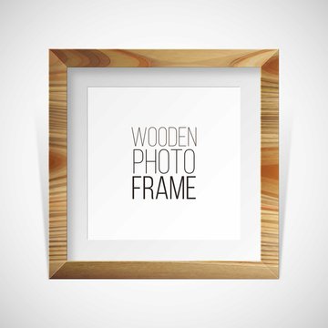 Wooden photography frame
