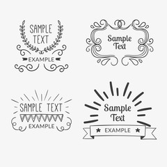 Vintage badges collection