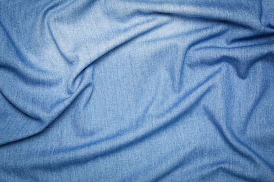 Light Blue Fabric Background