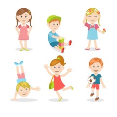 Colorful kids illustration