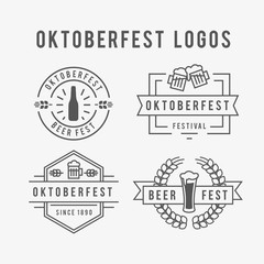 Oktoberfest logotype set