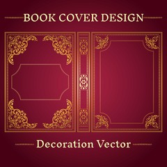 Ornamental book cover design