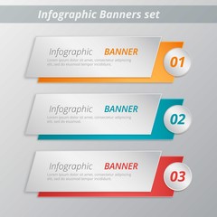 infographic banners template pack