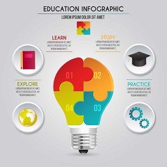 Light Bulb Infographic