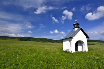 łemkowska kapliczka w Zdyni