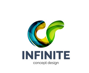 Obraz premium Infinite logo business branding icon