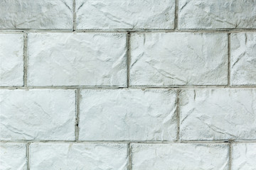 Texture of gray brick wall