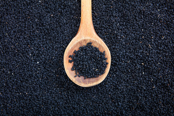 Black sesame full background