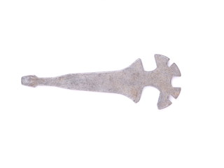 spanner for bicycle on a white background