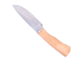 hunting knife on a white background