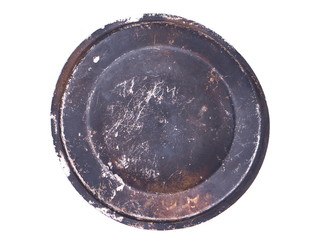 cover the pot on a white background